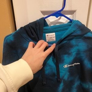 Cute blue tie dye hoodie